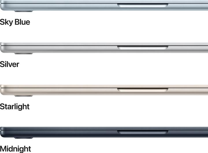 Produktbild Apple MacBook Air – 2025 (13.60", M4, 16 GB, 256 GB, DE)