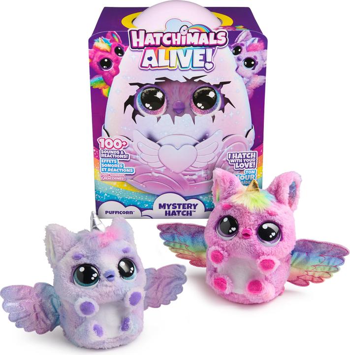 Hatchimals Puffacorn Alive Secret Hatch
