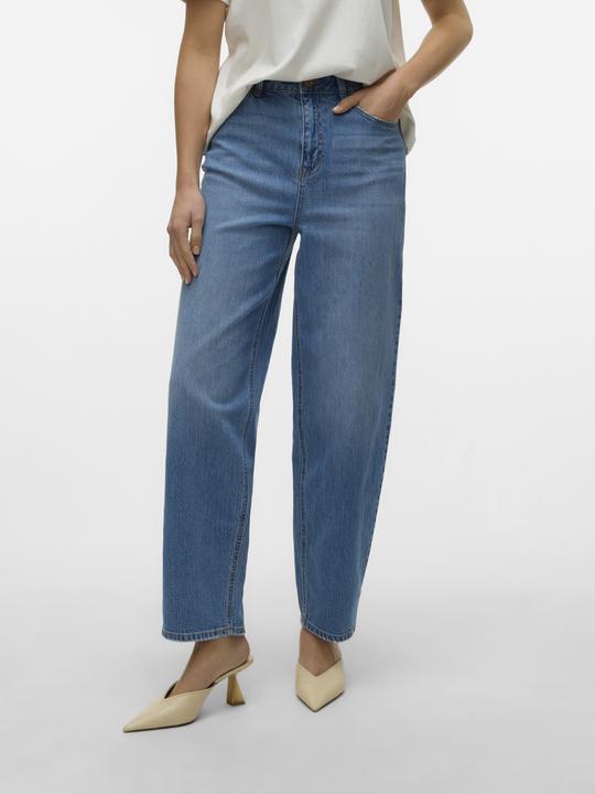 Produktbild Vero Moda VMETNA Hohe Taille Barrel Fit Jeans Straight-Fit (W30/L32)