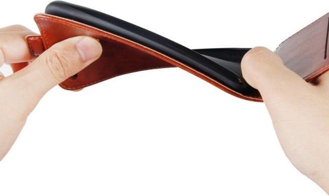 Image du produit MU Classic Crazy Horse étui en cuir Flipcase Series (Huawei Y5 (2018))