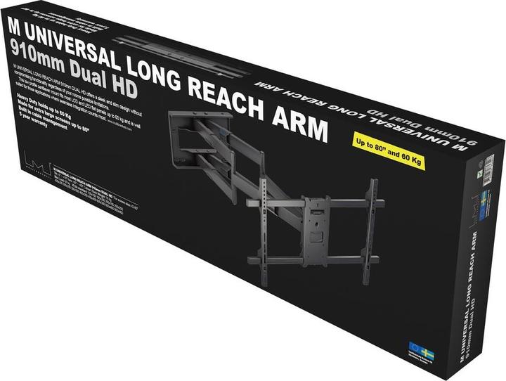Produktbild Multibrackets Wandhalter 42"-90", schwarz, Metall, max 60 kg