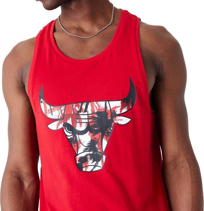 Actual product image New Era Tank Top - TREE INFILL Chicago Bulls rouge (L)