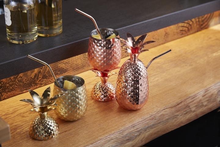 Immagine prodotto Paderno Utensili da bar Shaker calabrese oro 0,9 litri (Shaker da cocktail)