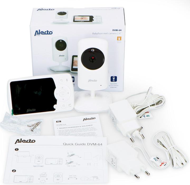 Produktbild Alecto Babyüberwachungsgerät mit Kamera (Babyphone mit Kamera, 300 m)