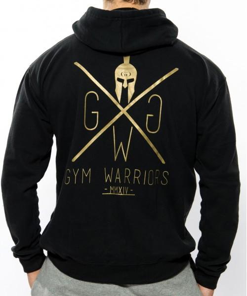 Produktbild Gym Generation Warriors ZIP Hoodie BLACK (S)