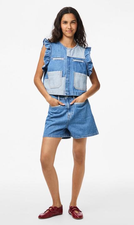 Actual product image Pieces PCFIE HW PATCHWORK Jeansshorts (L)