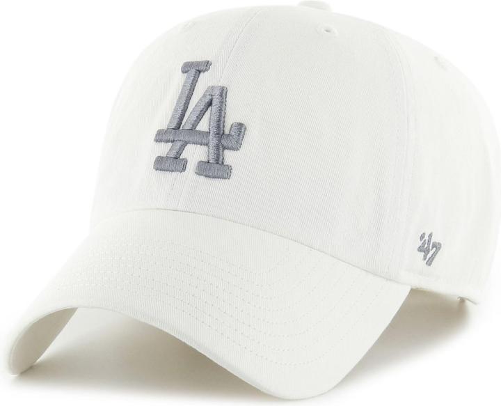 Actual product image 47 Brand Strapback Cap - CLEAN UP Los Angeles Dodgers weiss