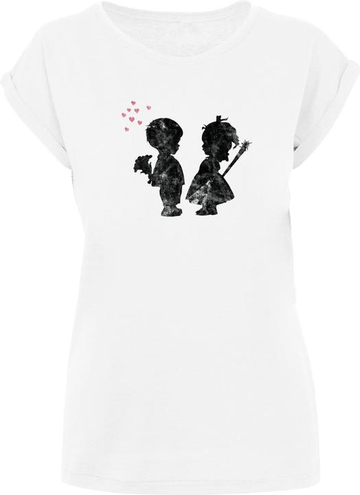 Produktbild Merchcode Ladies Girl with a stick T-Shirt - 111889 (L)