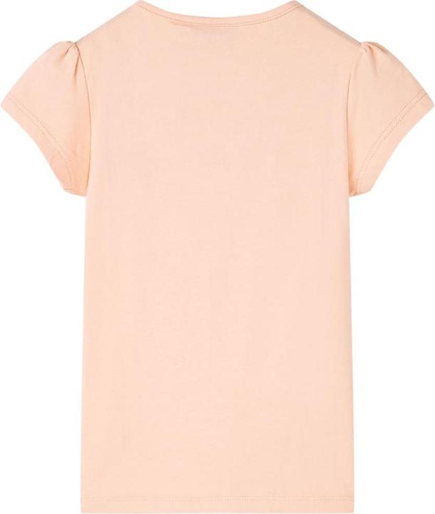 Actual product image VidaXL Children's T-shirt light orange 92,Material: 95 % cotton. 5 (92)