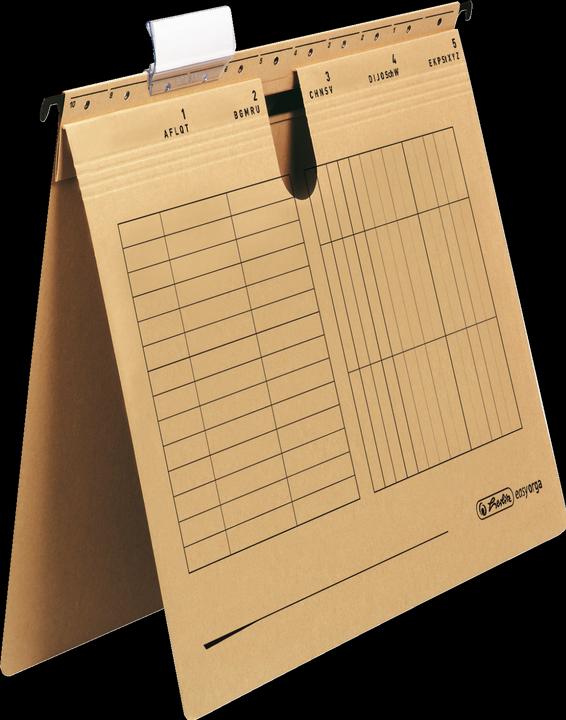 Produktbild Herlitz Hängehefter UniReg easyorga, kaufm. Heftung, natron (A4, 25 x)