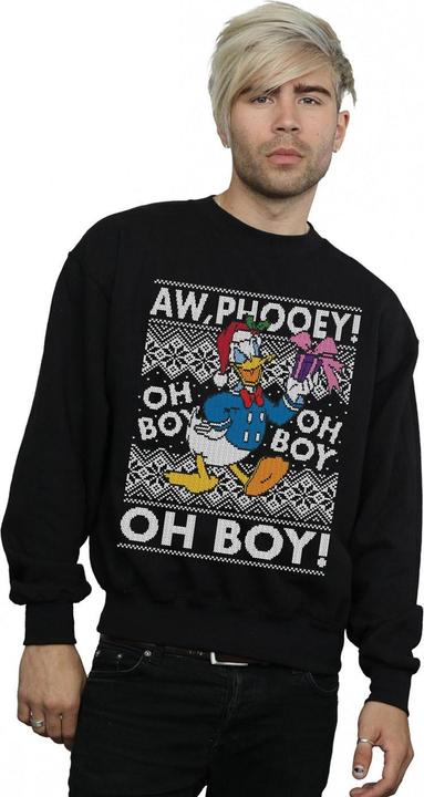 Immagine prodotto Disney Donald Duck Christmas Fair Isle Felpa Uomo (L)