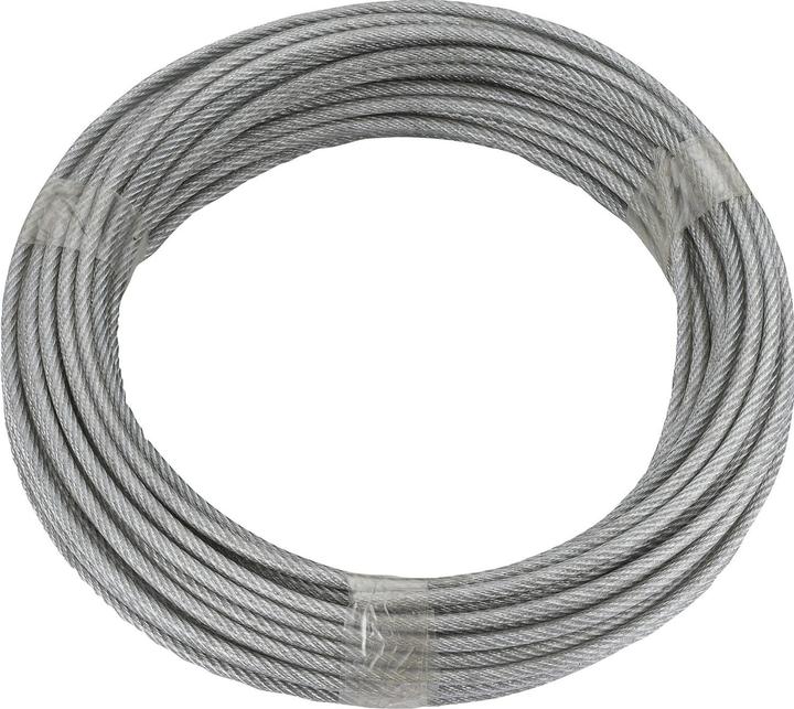 Produktbild Dörner + Helmer Ruck-Zuck Stahlseil mit PVC-Mantel Seil ø 3/4 mmx20 m für Haltezwecke EN12385