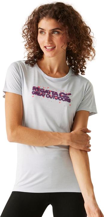 Actual product image Regatta Womens/Ladies Fingal VIII Logo Marl T-Shirt (48 D)