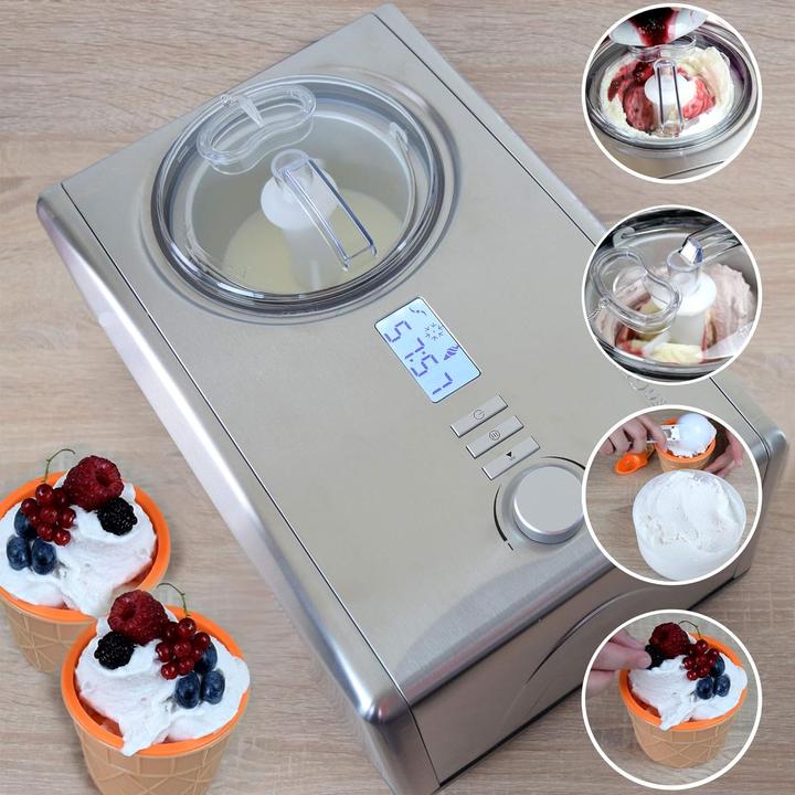 Immagine prodotto Gino Gelati Gelatiera digitale in acciaio inox IC-250W Helado