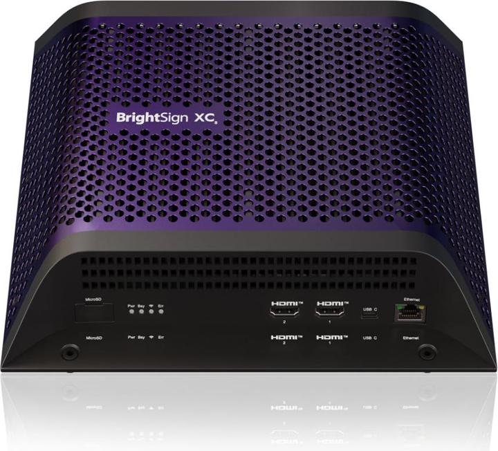 Actual product image BrightSign XC2055 Digital Signage Media Player (8K Player, 4x HDMI Out, Elite HTML, 3D Graphics, Web