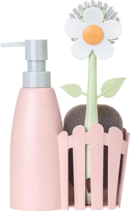 Produktbild Vigar Spültrogbutler-Set FLORganic Pink