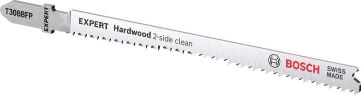Actual product image Bosch Professional Zubehör EXPERT 'Hardwood 2-side clean' T 308 BFP Jigsaw blade, 5 pieces