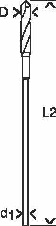 Actual product image Bosch Professional Zubehör PRO Wood HSS installation drill bit, 6 x 75 x 400 mm (6 mm)