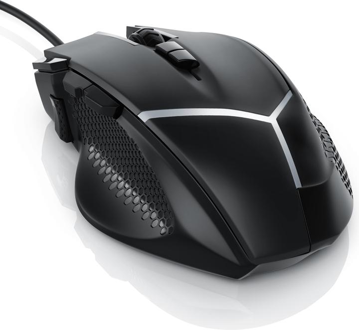 Actual product image CSL Gaming mouse wired 500 dpi, ergonomic, 3200 dpi, selectable sampling rate, mouse incl. weights (Cable)