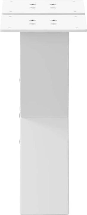 Immagine prodotto VidaXL Gambe per tavolino da caffè a forma di X 2 pz. Gamba per tavolo in acciaio bianco 30x(30-31) cm
