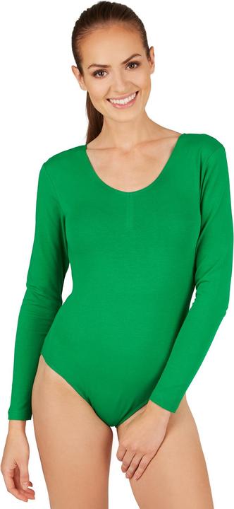 Dressforfun Damen Langarm-Body mit Rundhals-Ausschnitt
