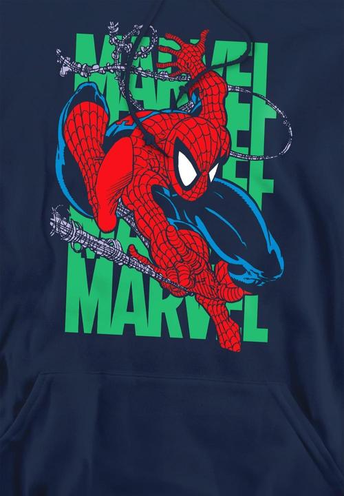 Image du produit Spiderman - Sweat à capuche WALL CRAWLING - Homme (XL)
