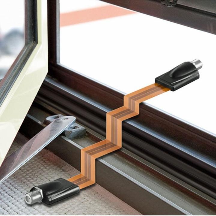 Actual product image XCell Window feed-through for the satellite cable, extremely flat