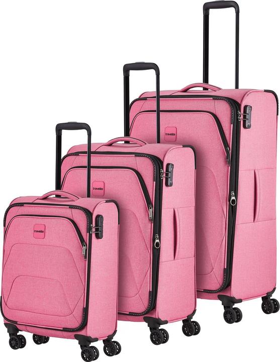 Travelite Adriia 4 Rollen Kofferset 3-teilig (197 l, XL (ab 115l))
