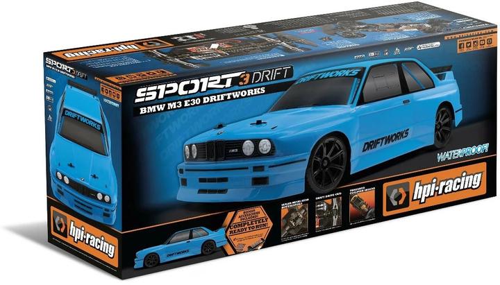 Actual product image HPI Sport 3 Drift BMW M3 E30 DriftWorks RTR (RTR Ready-to-Run)
