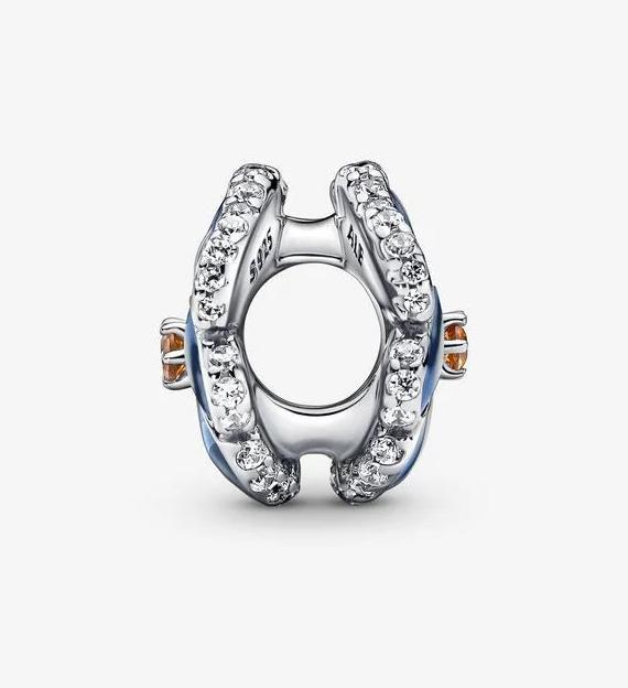 Produktbild Pandora Charm blaue Stiefmütterchenblüte (1.18 cm, Sterling-Silber, Emaille)