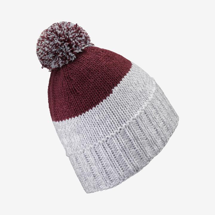 Image du produit Wedze Bonnet de ski adulte Made in France - Grand Nord bordeaux/gris (Taille unique)