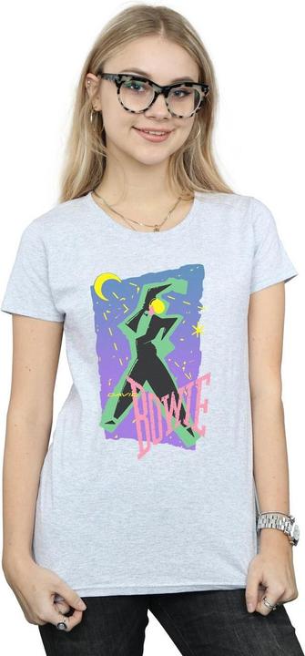 Actual product image David Bowie Womens/Ladies Moonlight Dance Cotton T-Shirt (S)