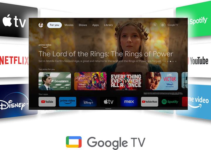 Actual product image Thomson Streaming BOX: 4K UHD Google TV (8 GB, iOS 12)