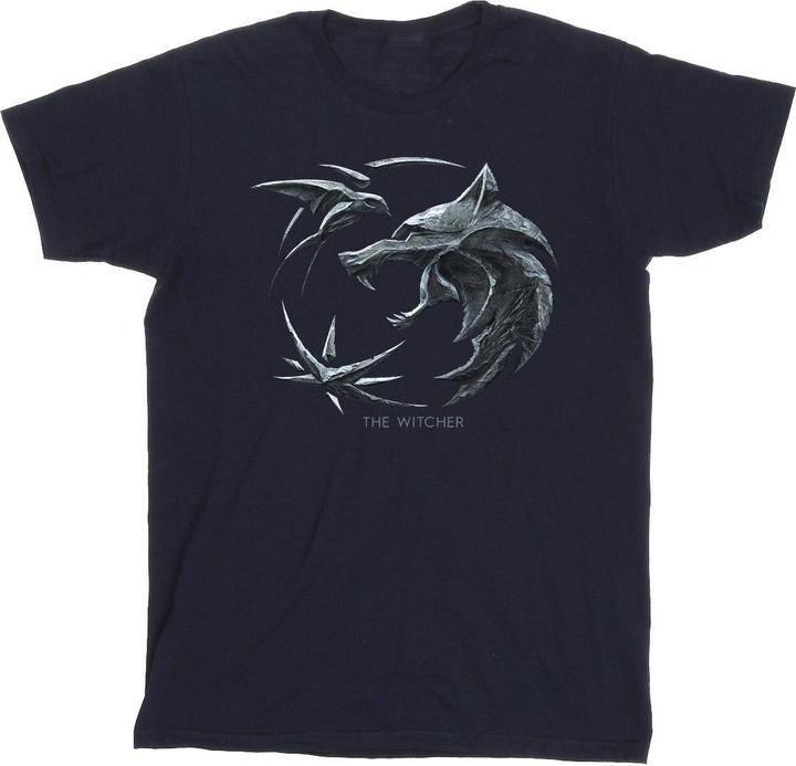 Image du produit Netflix - T-shirt THE WITCHER WOLF LOGO - Homme (S)