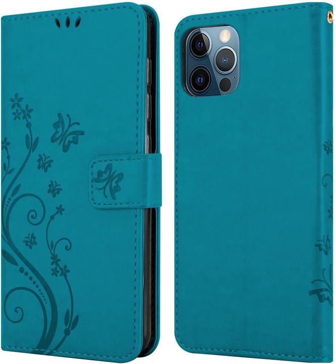 Actual product image Cadorabo Flower Book cover (Apple iPhone 12)