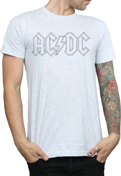 Produktbild AC/DC Black Outline Logo TShirt (S)