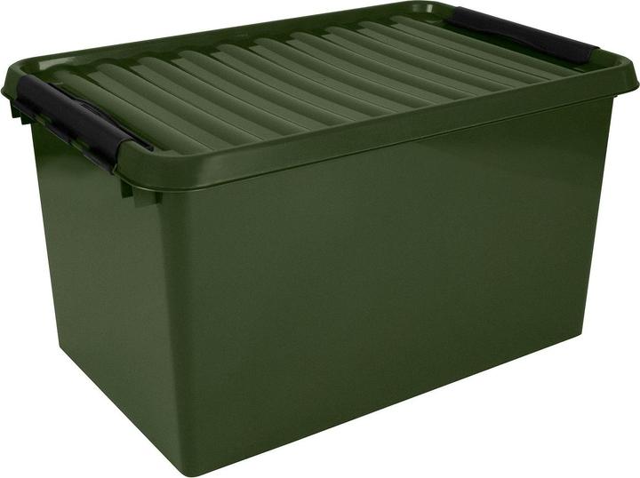 Sunware Storage box Q-line 83500617 recyclt 62L green (40 x 60 x 34 cm, 62 l)