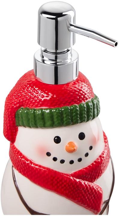 Produktbild Diaqua Seifenspender Schneemann 400 ml, Rot/Grün/Weiss