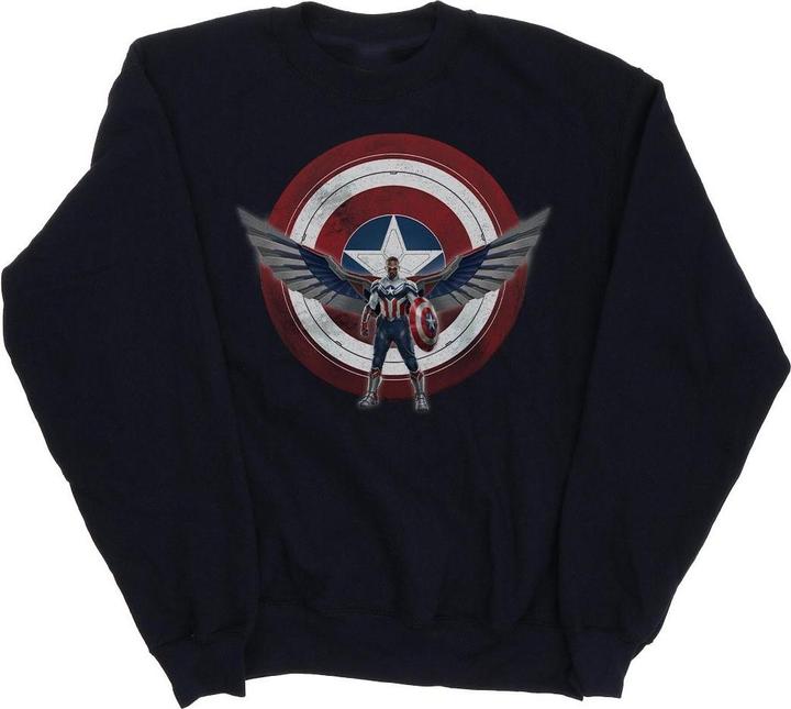 Image du produit - Sweat FALCON AND THE WINTER SOLDIER CAPTAIN AMERICA SHIELD POSE - Garçon (152, 158)