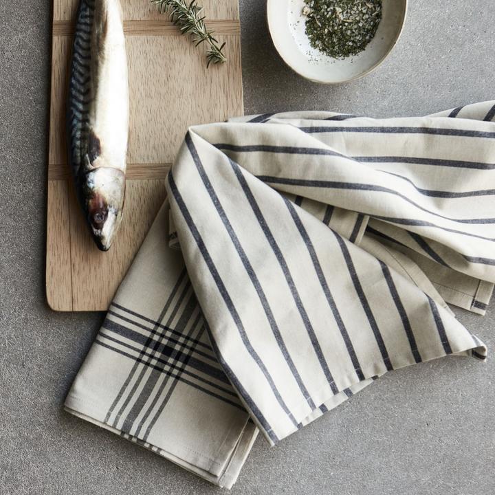 Produktbild House Doctor Geschirrhandtücher, Chef, Schwarz (55 x 75 cm)