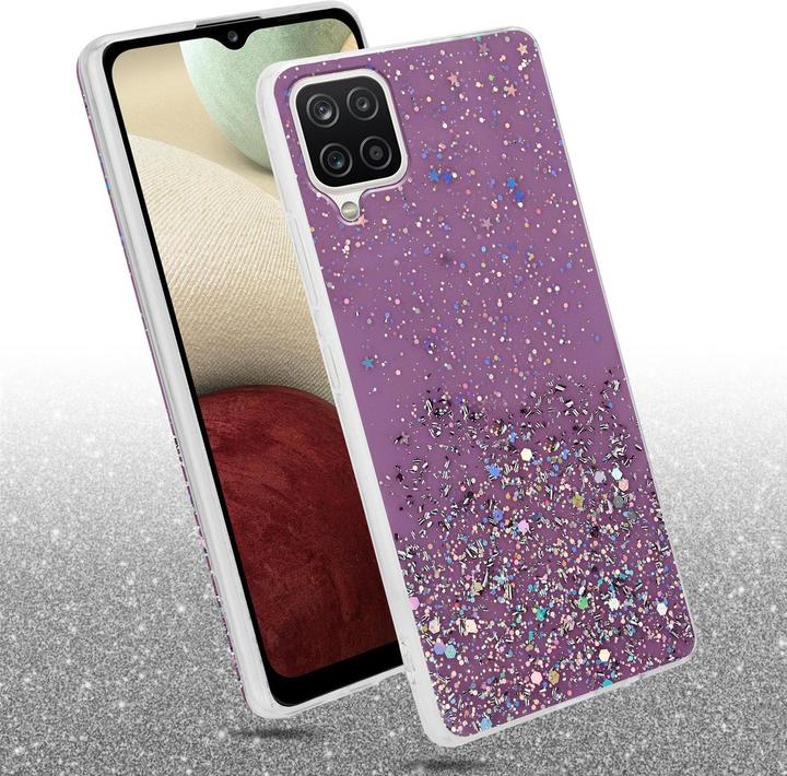 Produktbild Cadorabo TPU Cover funkelnder Glitter (Samsung Galaxy A12, Samsung Galaxy M12)