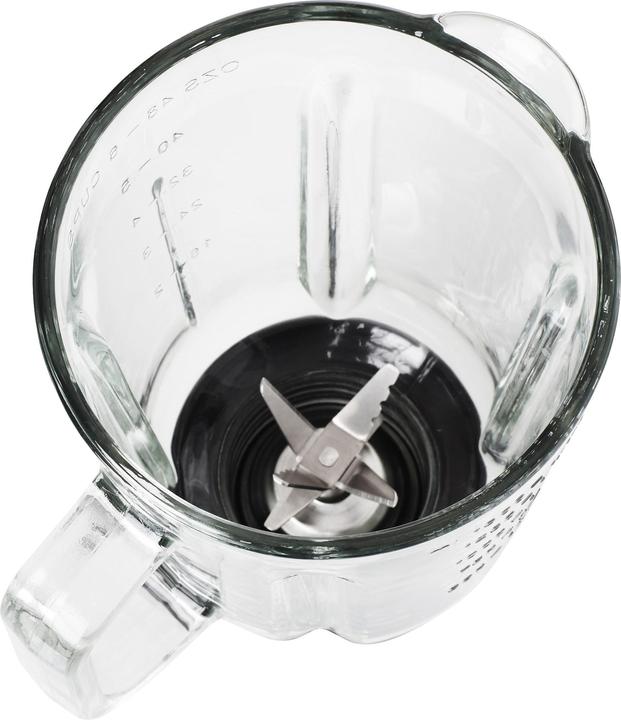 Actual product image Melchioni Glass Table Blender 600 W Black, Steel (600 W)