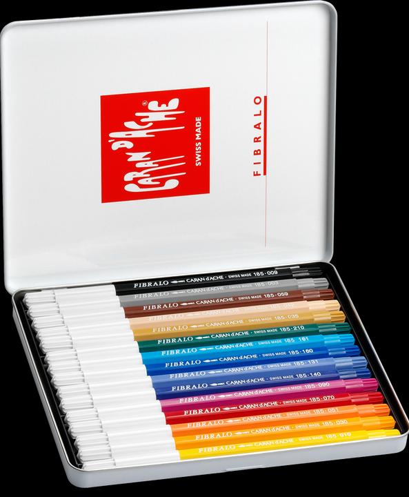 Produktbild Caran d'Ache Fibralo Metallschachtel (Mehrfarbig, 15 x)