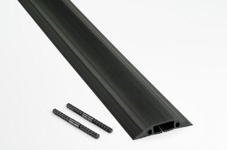 Actual product image Rs Pro Medium Duty Black Floor Cable Cover - 9m (Cable bridge, 900 cm)