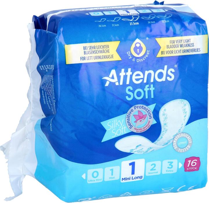Produktbild Attends Soft 1 Mini Long Einlagen (16 x, Mini)
