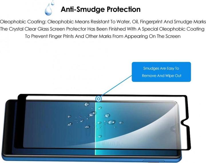 Produktbild Screenguard Sony Xperia L4 Full Screen Panzerglas Schutzfolie 2.5D 9H (1 Stück, Sony Xperia L4)