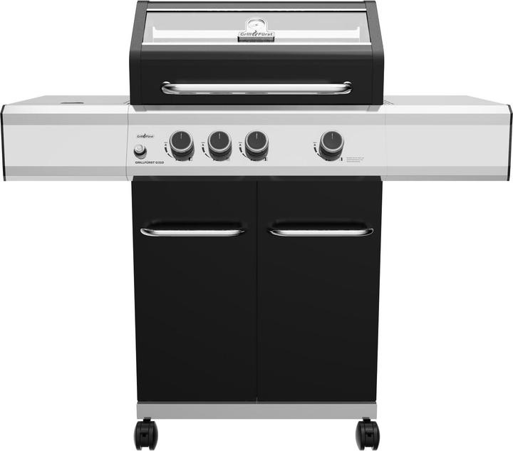 Image du produit Grillfürst G310E Gril à gaz 3 feux avec brûleur haute température et grilles en acier inoxydable (10.50 kW)