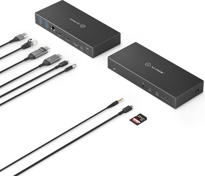 Actual product image Alogic Docking Station USB-C Triple Display (USB-C, USB-A, 3 Ports)