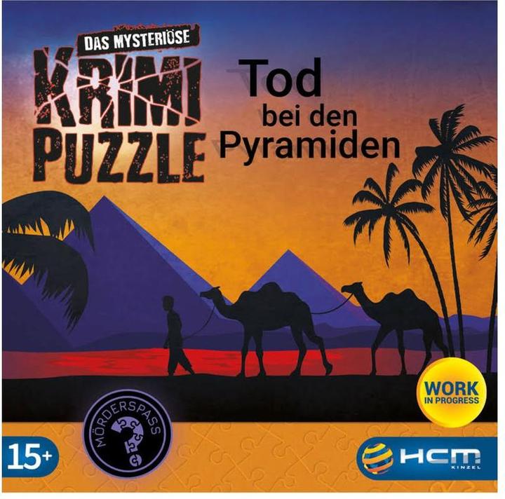 Actual product image HCM Kinzel Murder on the Nile - Murder Mystery Puzzle (1000 pieces)