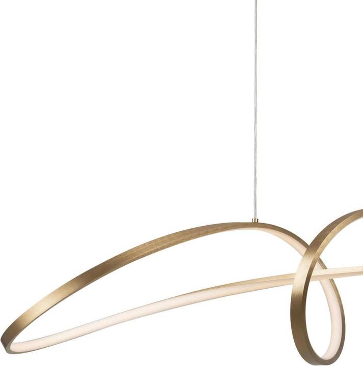 Image du produit Maytoni Curve LED Suspension, lampe à suspendre 42W couleur or 85Ra blanc neutre (2800 lm)
